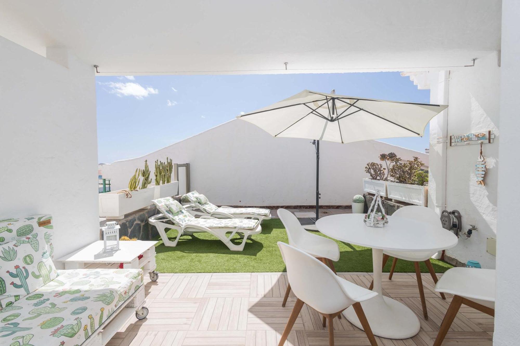 Playa Del Aguila Bungalow Con Terraza Solarium Maspalomas  Bagian luar foto
